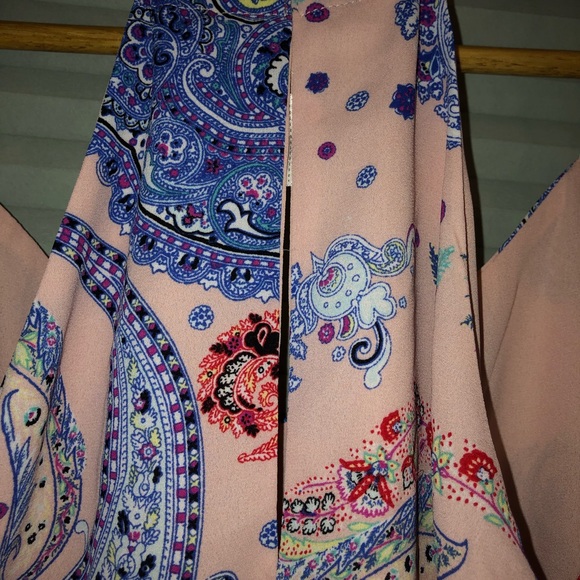 NWT Express dressy pink spaghetti strap tank top. - Picture 6 of 7